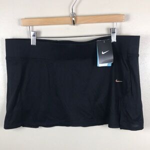 Nike Women's XL Black‎ Mini Skort. Tennis Pickleball NEW